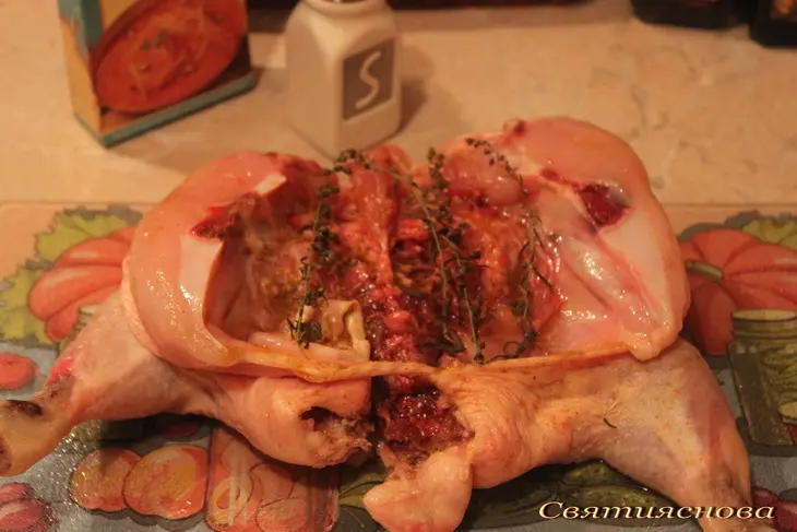 Курочка с ананасом и эстрагоном: шаг 3