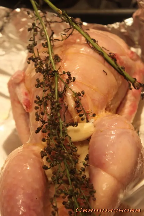 Курочка с ананасом и эстрагоном: шаг 6