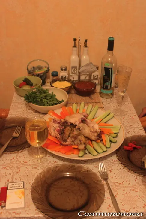 Курочка с ананасом и эстрагоном: шаг 11