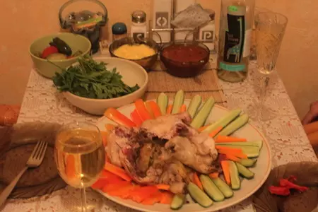 Курочка с ананасом и эстрагоном: шаг 11