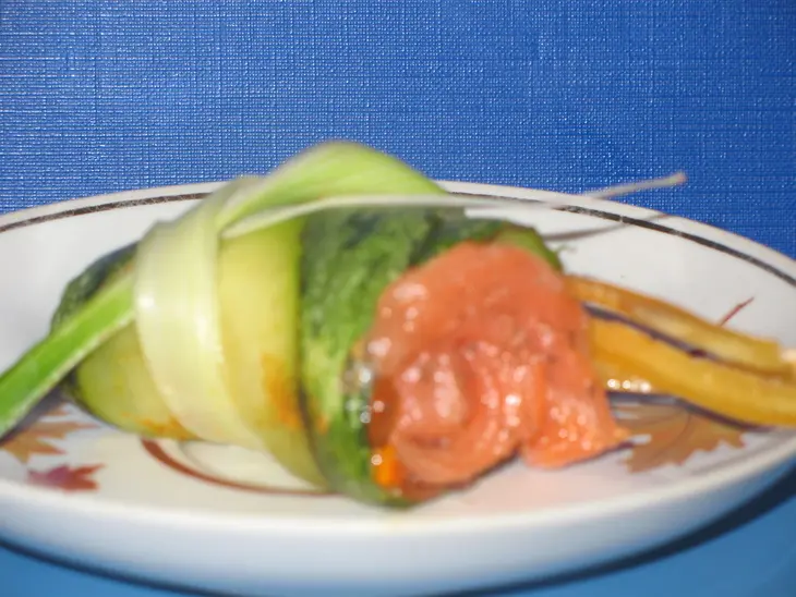 Цукини с рыбкой: шаг 6