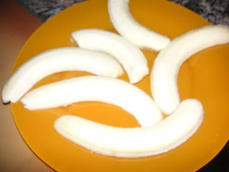Жареные бананы (bananes flambees): шаг 1