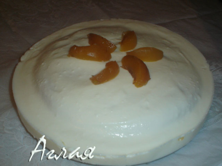 Торт-суфле с персиками: шаг 1