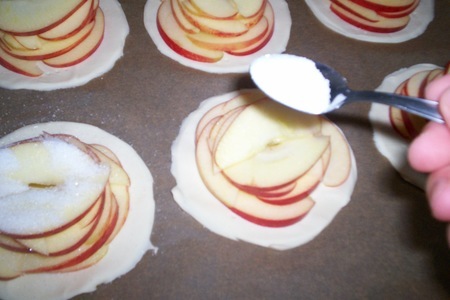 Яблочнные тарталетки: шаг 2
