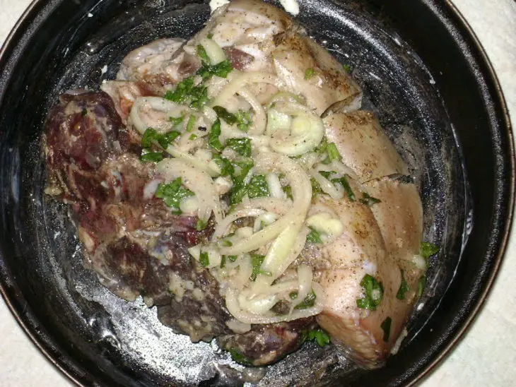 Запеченое мясо по домашнему: шаг 1