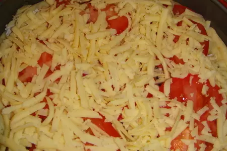 Пицца картофельная с курицей и грибами: шаг 5