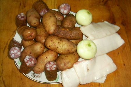 Картошка запеченная в фольге: шаг 1