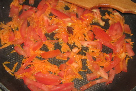 Суп гречневый с помидорами.: шаг 3