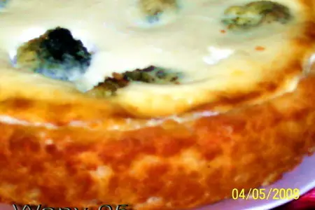 Киш с кетой и брокколи: шаг 6