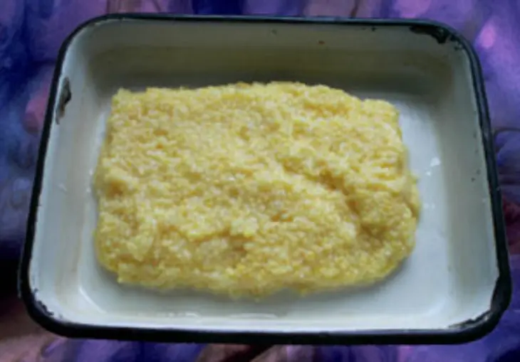 Полента с мясом и сыром: шаг 2