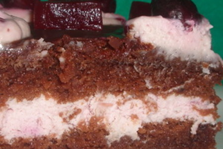 Торт "шоколад на кипятке": шаг 8