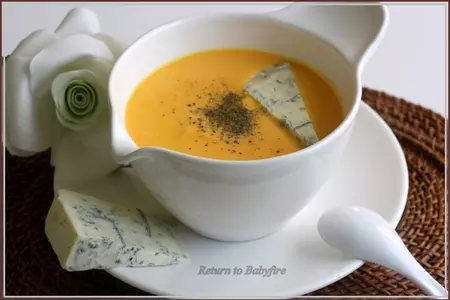 Сливочный тыквенный суп с рокфором: шаг 6