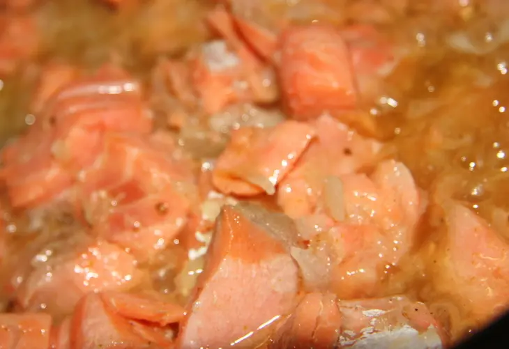 Паштет из семги с каперсами и луком шалот.: шаг 5