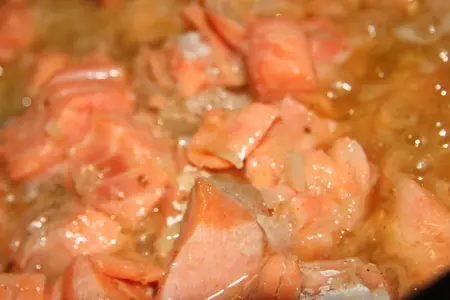 Паштет из семги с каперсами и луком шалот.: шаг 5