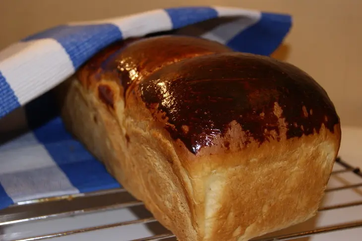 Молочный хлеб (hokkaido milk loaf): шаг 17