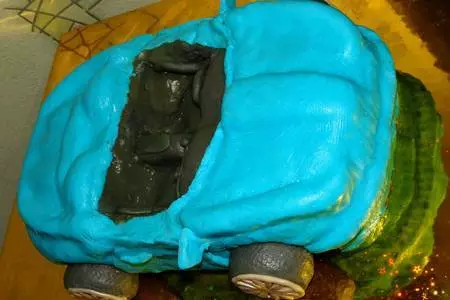 Торт "спортивное авто": шаг 20