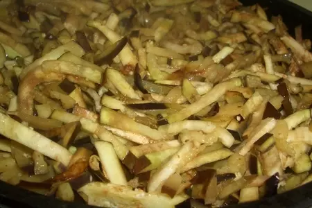 Салат  из баклажан с курицей "изобилие" (дуэль): шаг 6