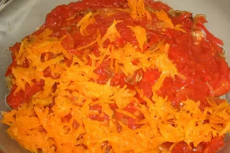 Салат  из баклажан с курицей "изобилие" (дуэль): шаг 14