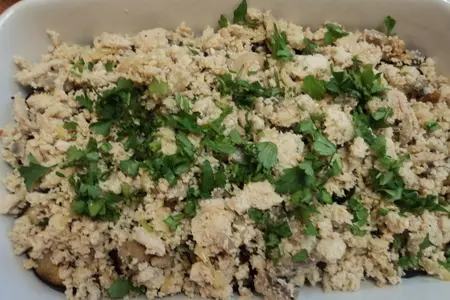 Запеканка из баклажанов с вареным мясом: шаг 2