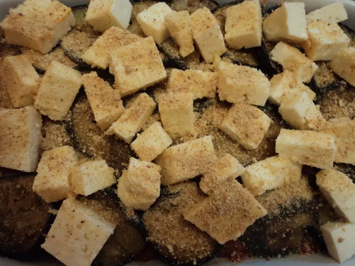 Запеканка из баклажанов с вареным мясом: шаг 4