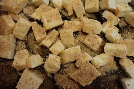 Запеканка из баклажанов с вареным мясом: шаг 4