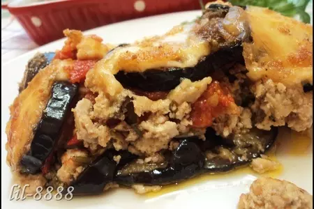 Запеканка из баклажанов с вареным мясом: шаг 5