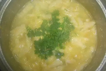 Куриный суп с сырными клецками: шаг 6