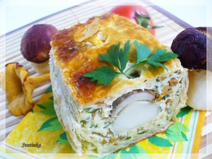 Суфле с белыми грибами и курицей «грибной оскар»: шаг 1