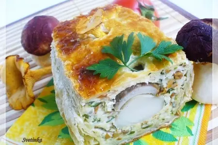 Суфле с белыми грибами и курицей «грибной оскар»: шаг 1