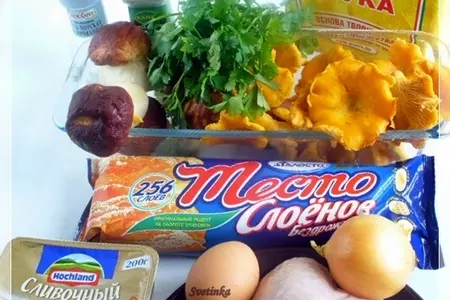 Суфле с белыми грибами и курицей «грибной оскар»: шаг 2