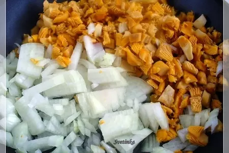 Суфле с белыми грибами и курицей «грибной оскар»: шаг 4