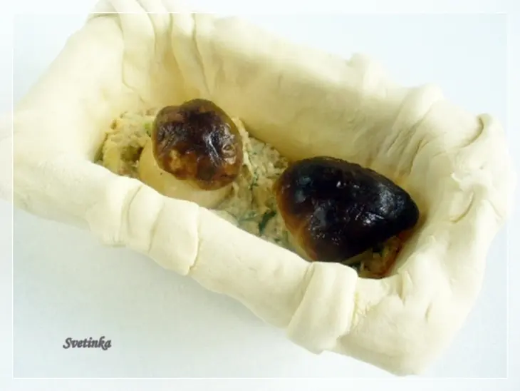Суфле с белыми грибами и курицей «грибной оскар»: шаг 8