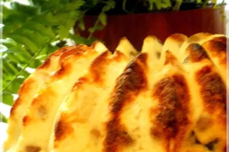 Ванильная творожно- фруктовая запеканка "гармония  вкуса": шаг 4