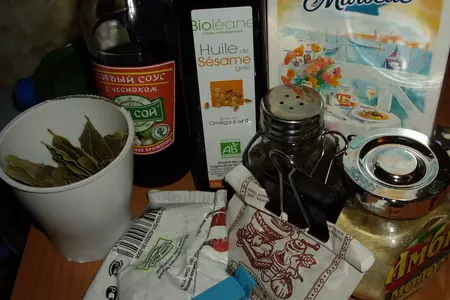 Рисовые шарики с пряной курицей на пару: шаг 1