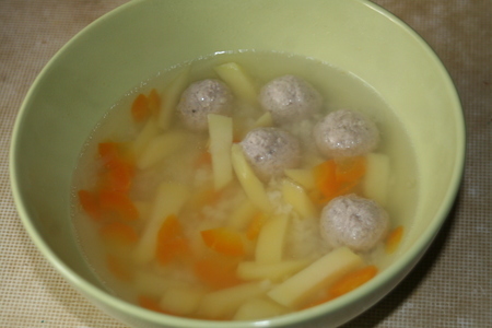 Картофельный суп с фрикадельками: шаг 12