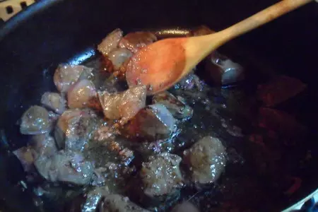Тжвжик из говяжьей печени с картофелем: шаг 2
