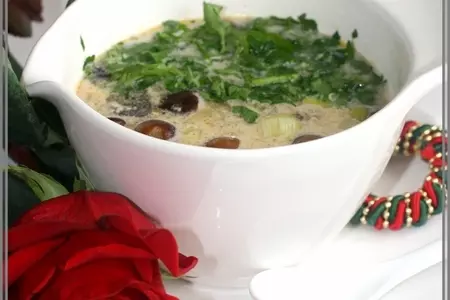 Сливочный грибной суп с подосиновиками и опятами: шаг 4