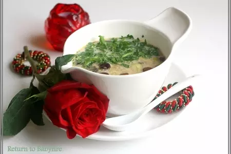 Сливочный грибной суп с подосиновиками и опятами: шаг 8