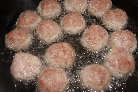 "чётбулар - мясные тефтели,  которые очень любил карлсон...": шаг 6