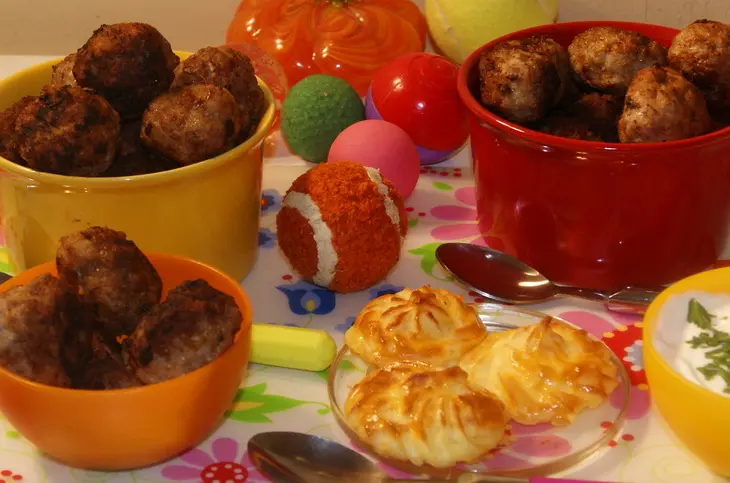 "чётбулар - мясные тефтели,  которые очень любил карлсон...": шаг 10