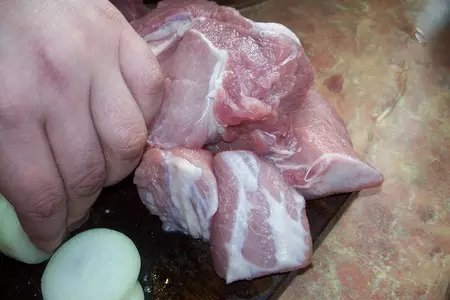 Шашлык из свинины в гранатовом соке: шаг 2