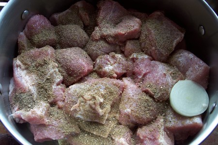 Шашлык из свинины в гранатовом соке: шаг 4