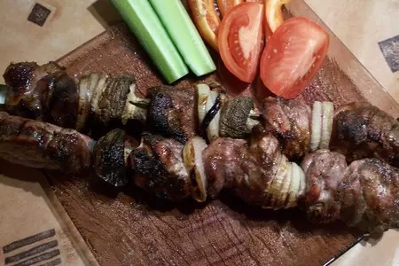 Шашлык из свинины в гранатовом соке: шаг 7