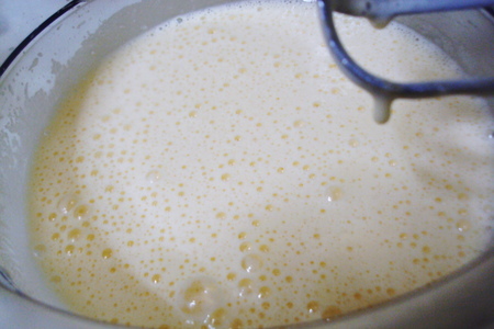 Персиковый "баварезе" с ароматом белого чая: шаг 2