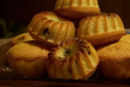 Манные маффины с шоколадом: шаг 9