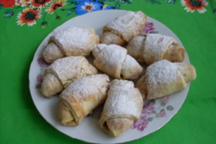 Рогалики - слойки: шаг 8