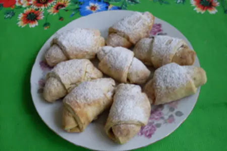 Рогалики - слойки: шаг 8