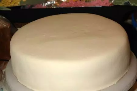 Сказочный смурфный торт: шаг 20