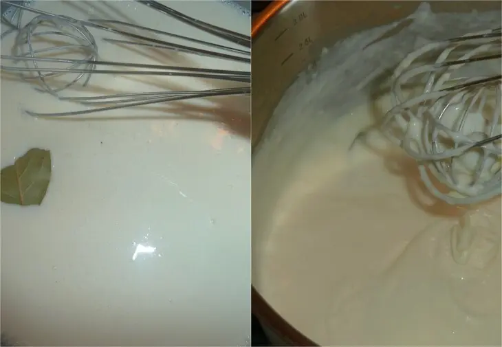 Неклассическая  лазанья с филе индейки, куриной печенью и маринованными опятами: шаг 8