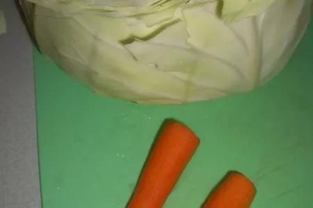 Капуста "отцовская": шаг 1
